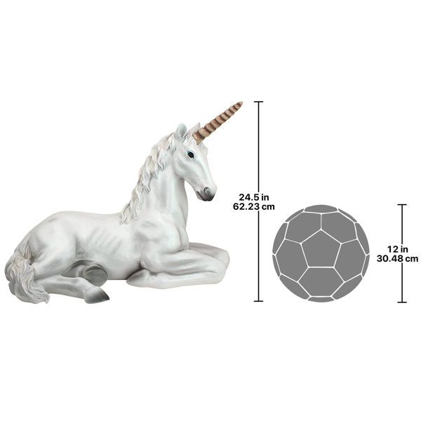 Design Toscano Mystical Unicorn of Avalon Statue & Reviews | Wayfair